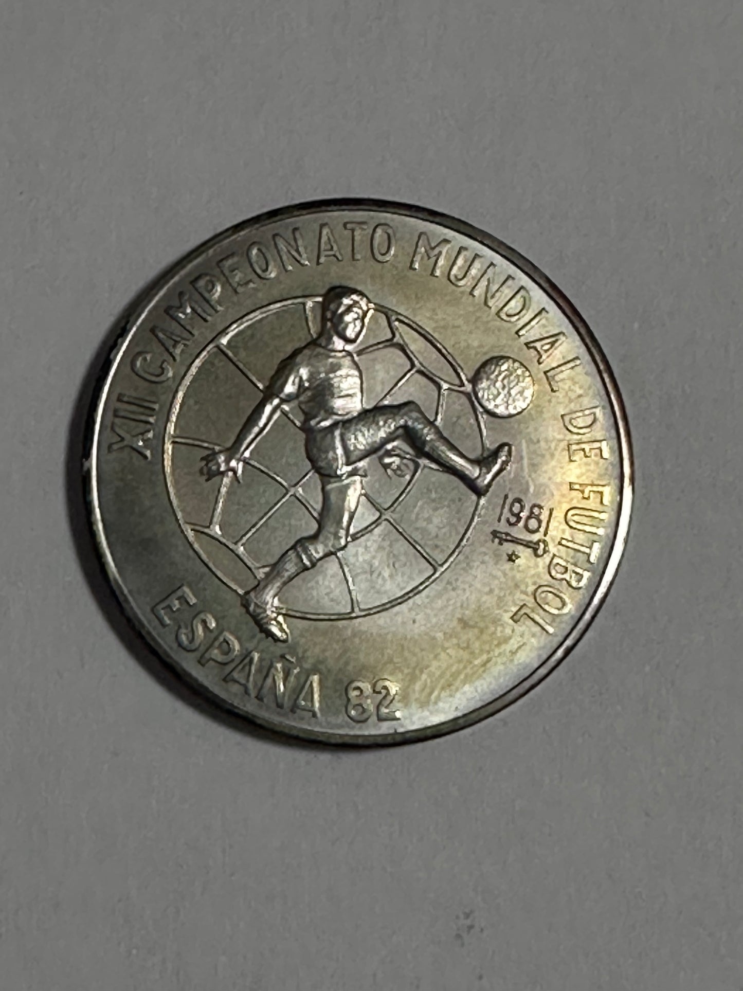 1 Peso Cuba 1981 "Spain 82"