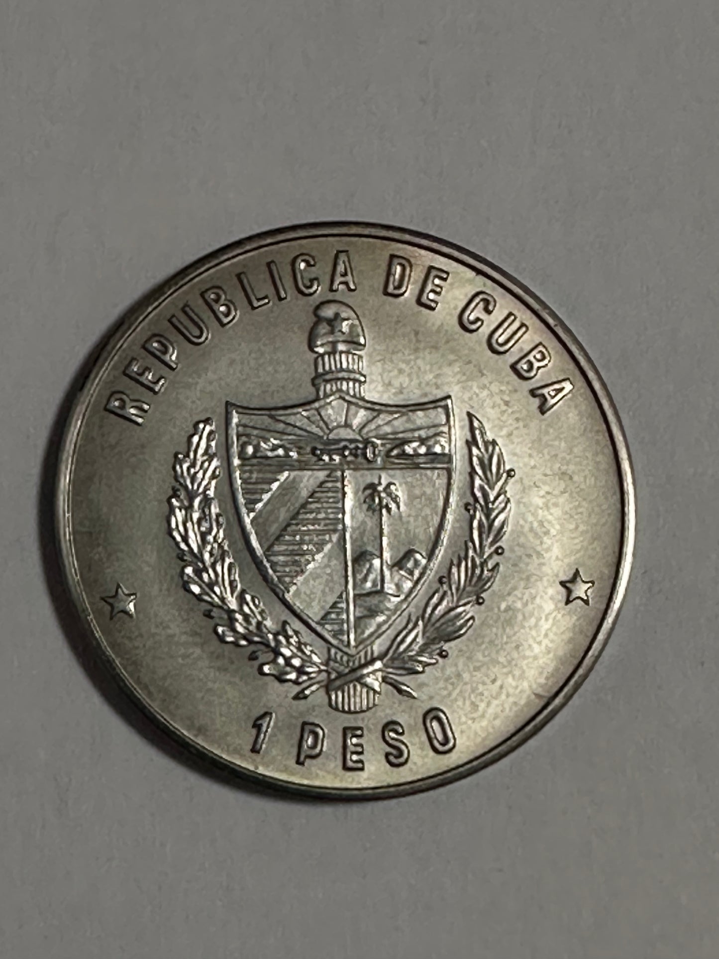 1 Peso Cuba 1981 "Spain 82"