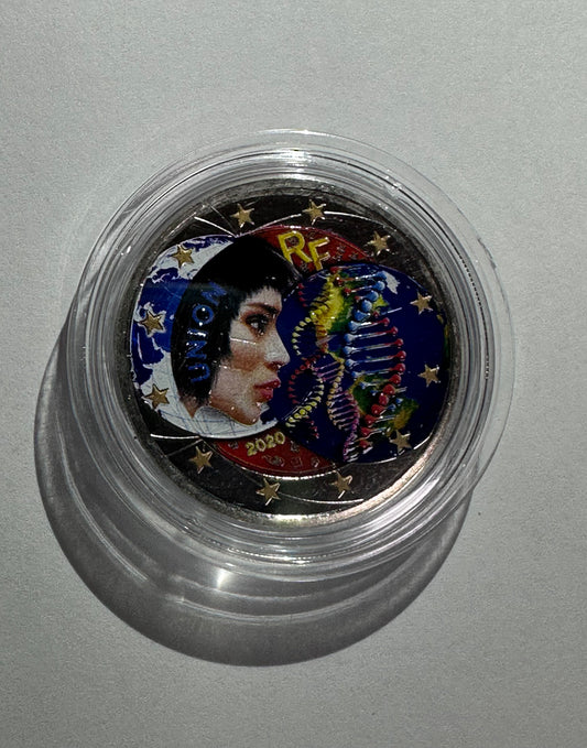 2 Euros Francia 2020 Investigación Medica Color