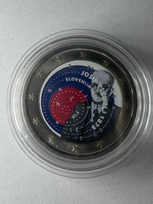 2 euros Eslovenia 2023 Josip Plemelj Color