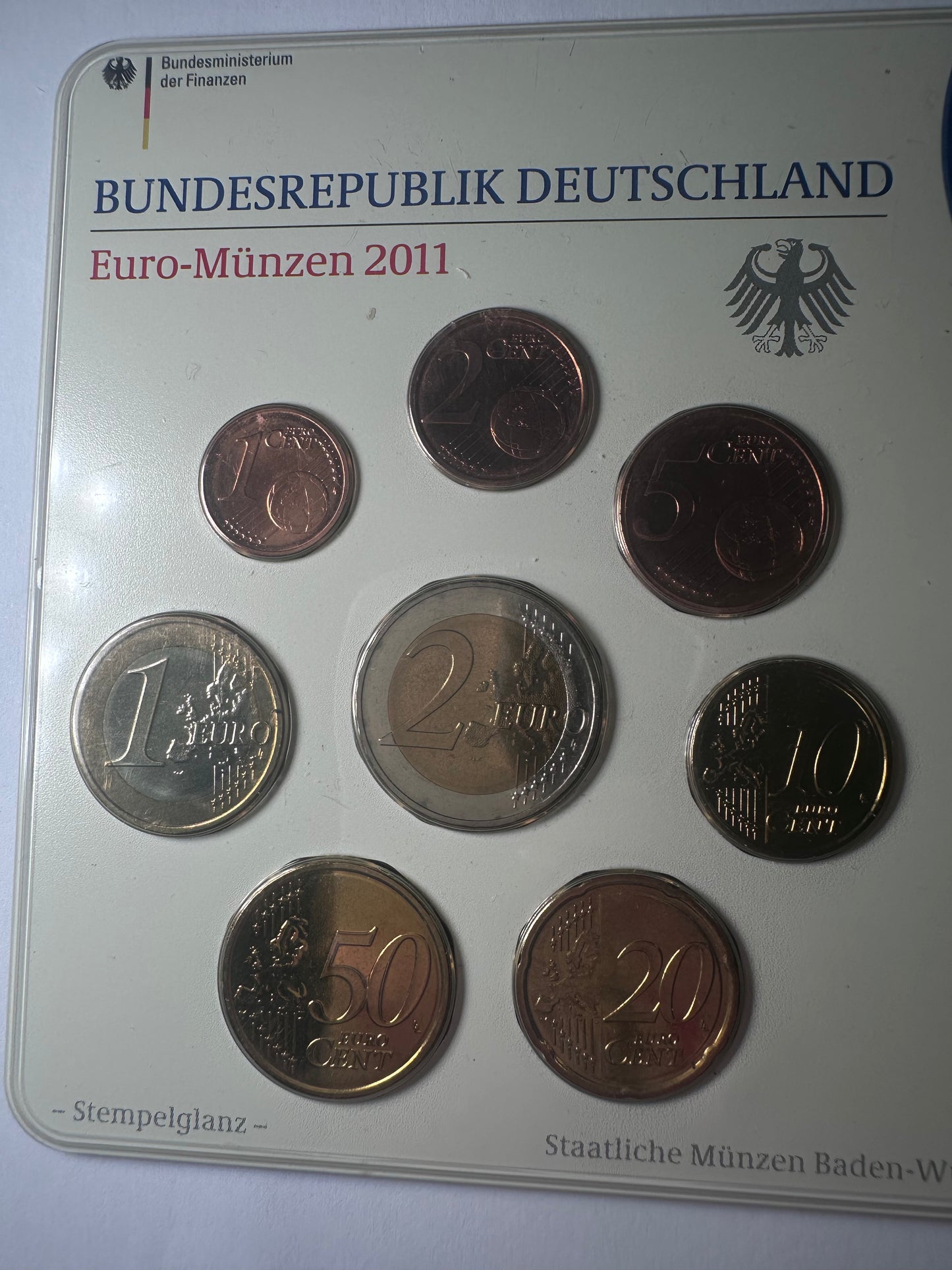 Alemania "Cartera" 2011 "G"