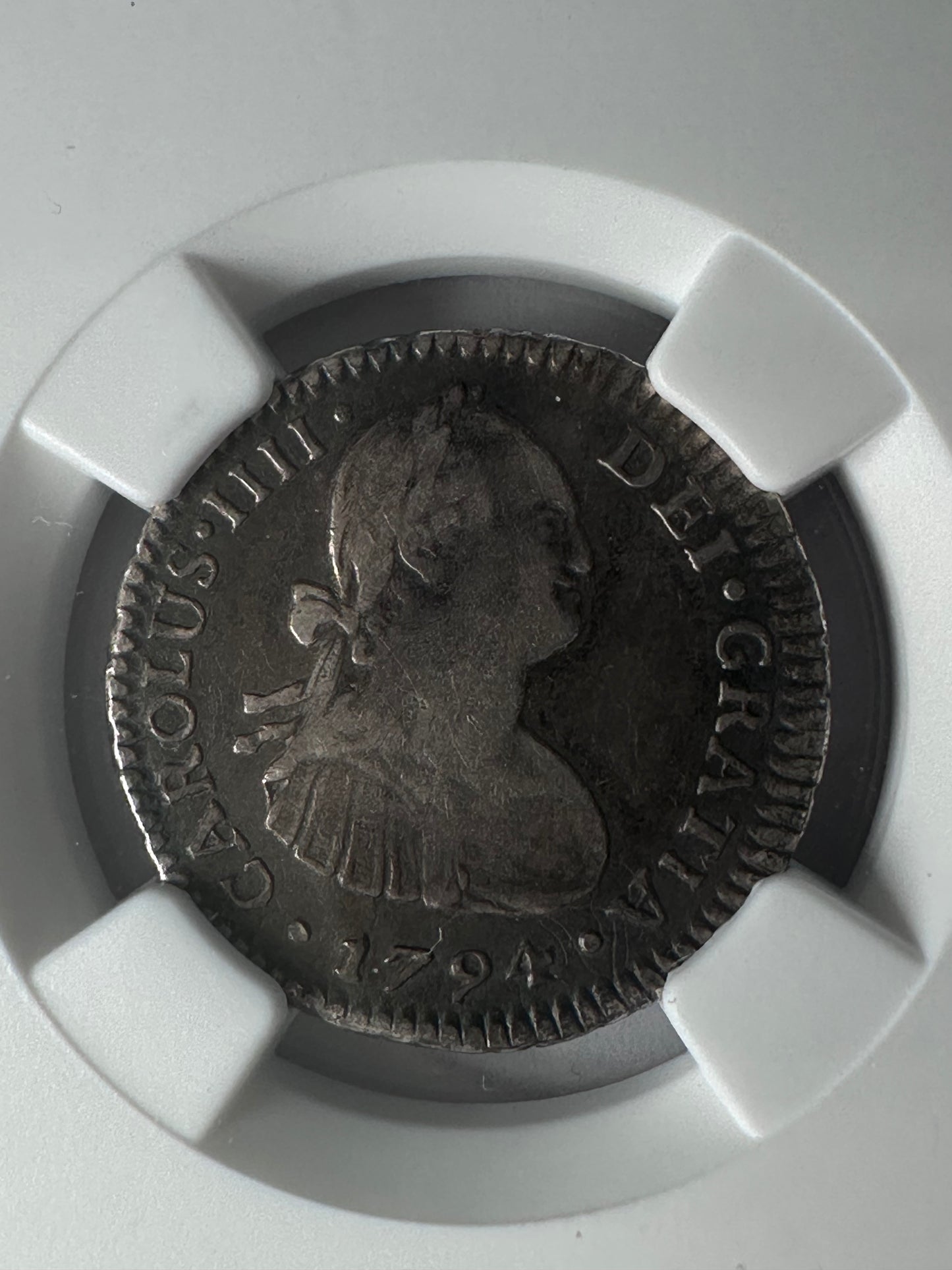 1 reale 1794 Carlos IV Chile