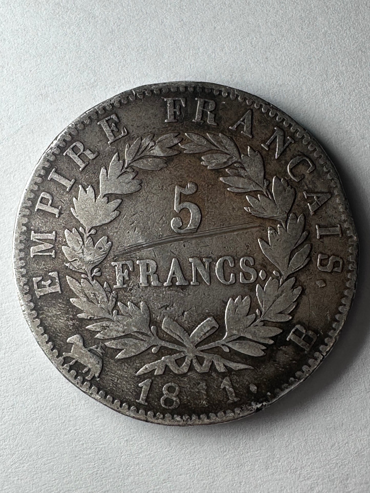 5 Francos Francia 1811  Napoléon "B"