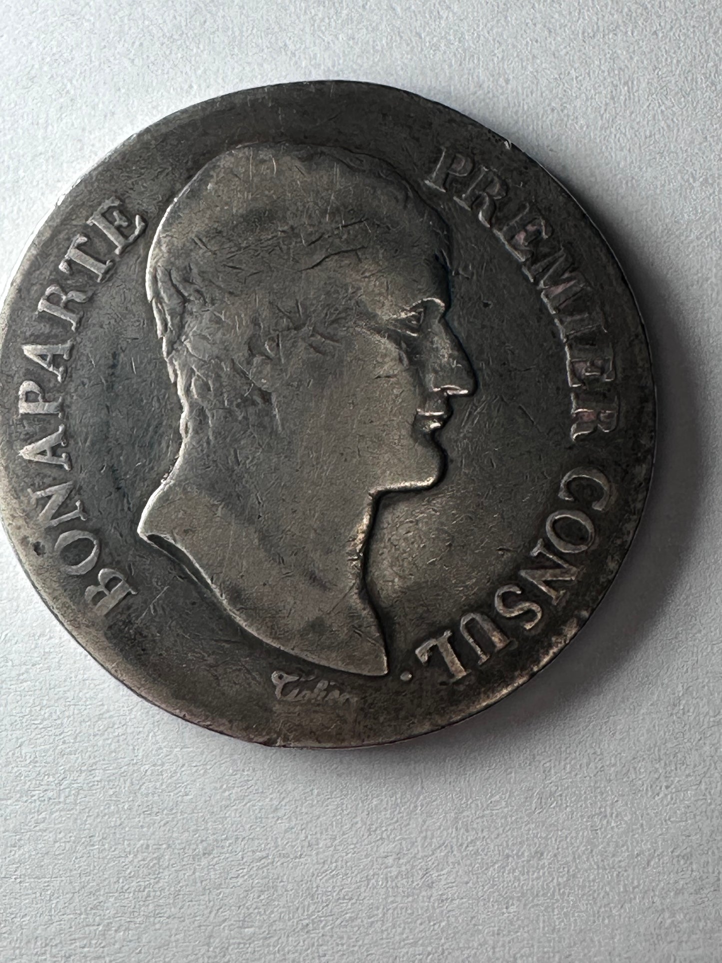 5 francos Bonaparte (Napoleon ) premier consul an XI "A" Paris