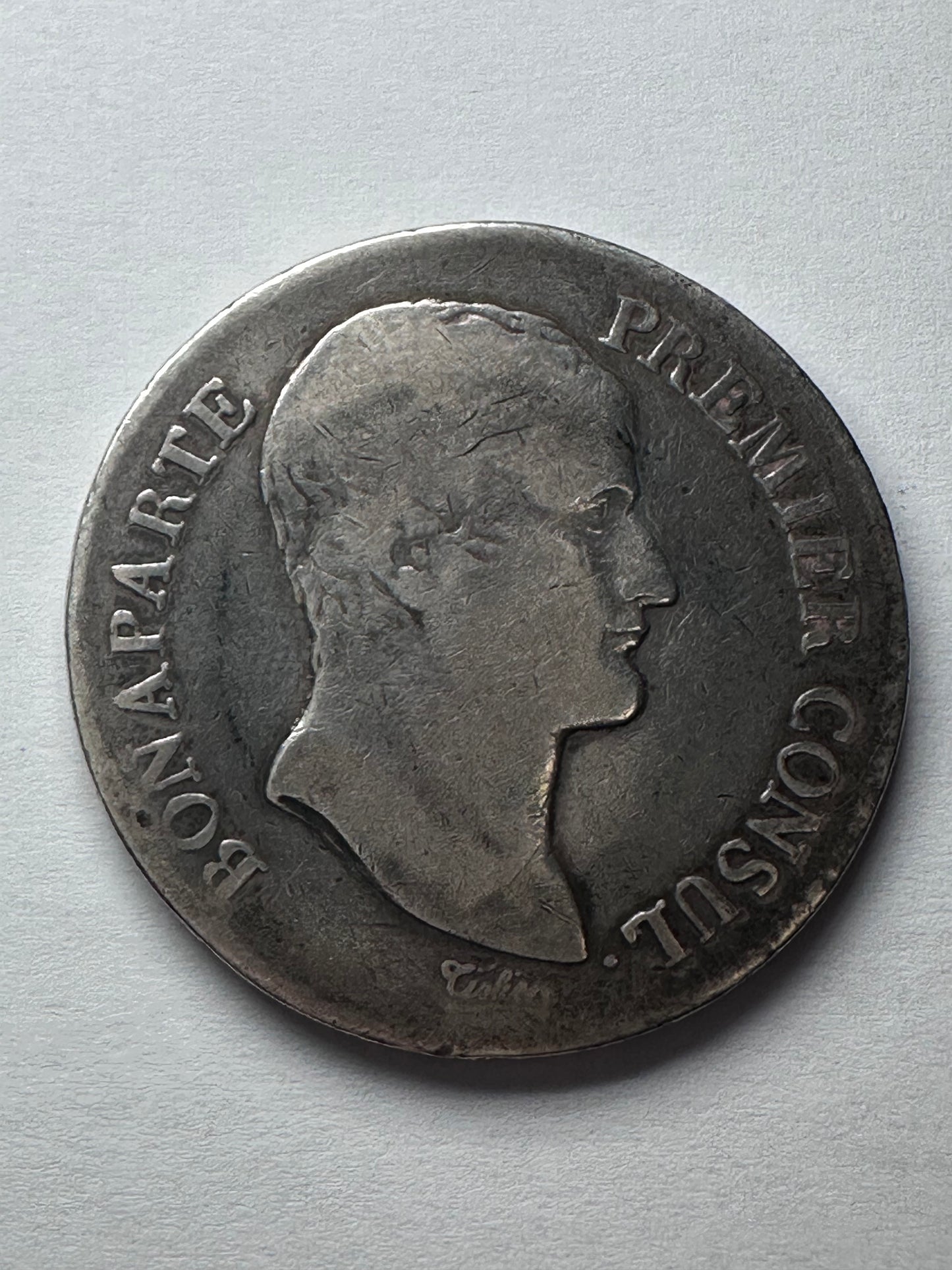 5 francos Bonaparte (Napoleon ) premier consul an XI "A" Paris