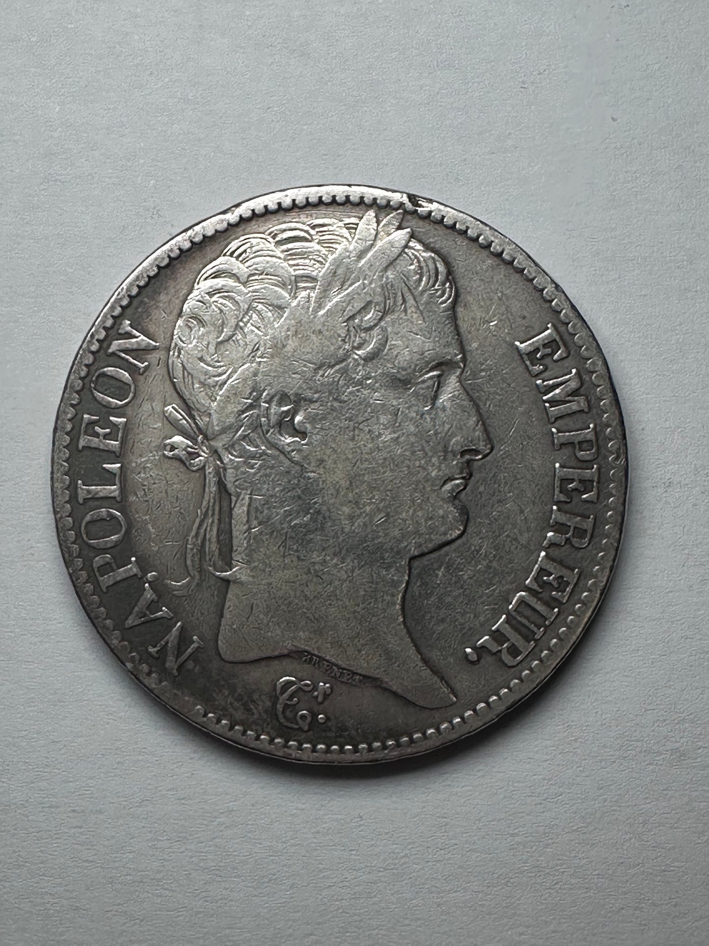 5 Francos Napoleon 1810 "L"  Izquierda Bayonne