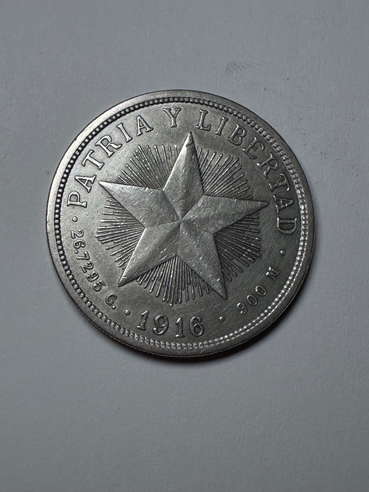 1 peso 1916 Cuba