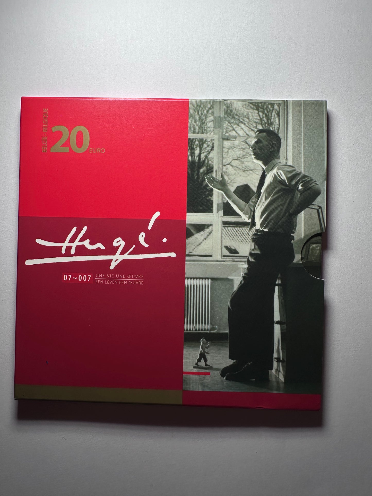 20 euros Belgica 2007 Hergé