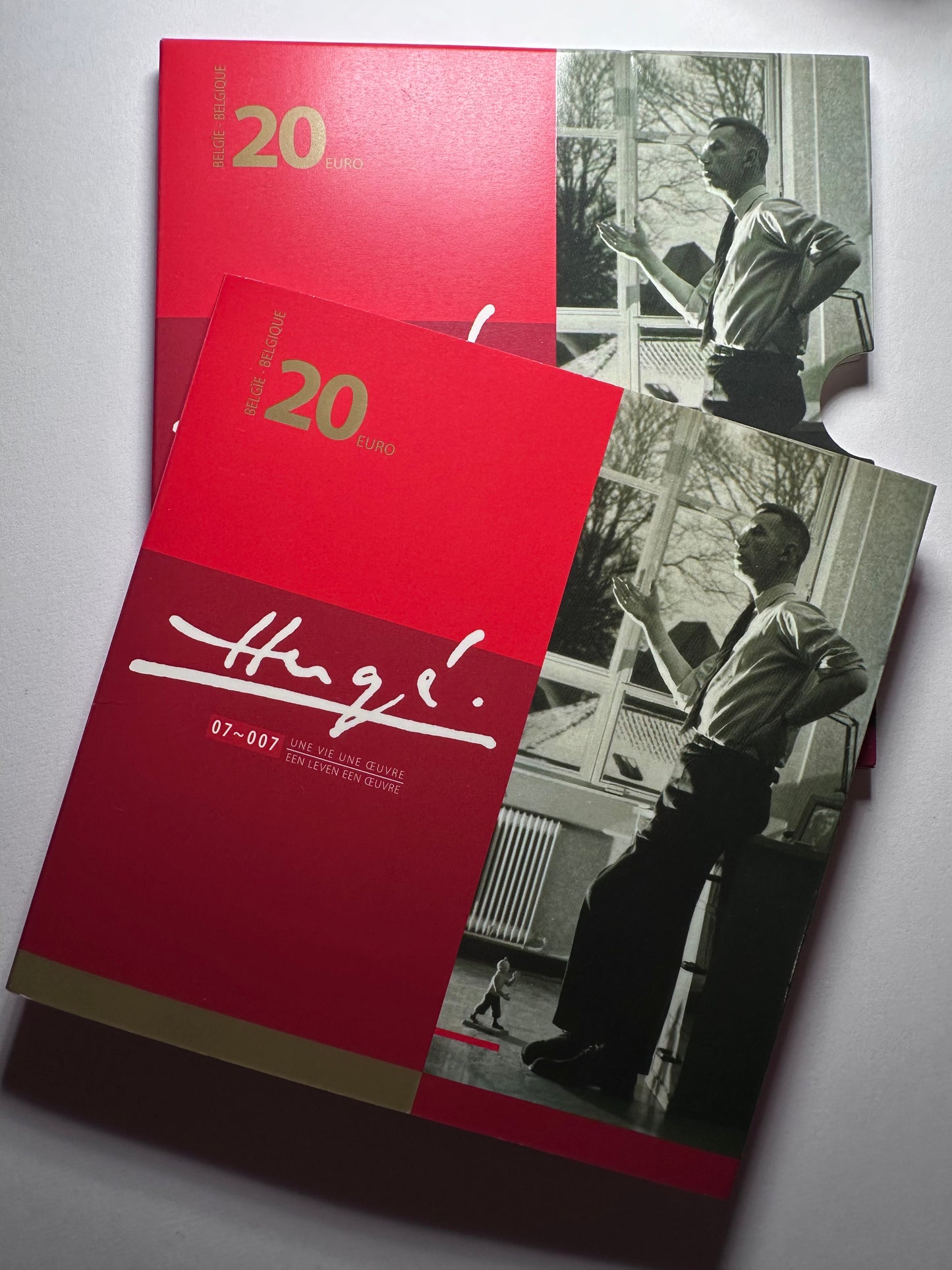 20 euros Belgica 2007 Hergé