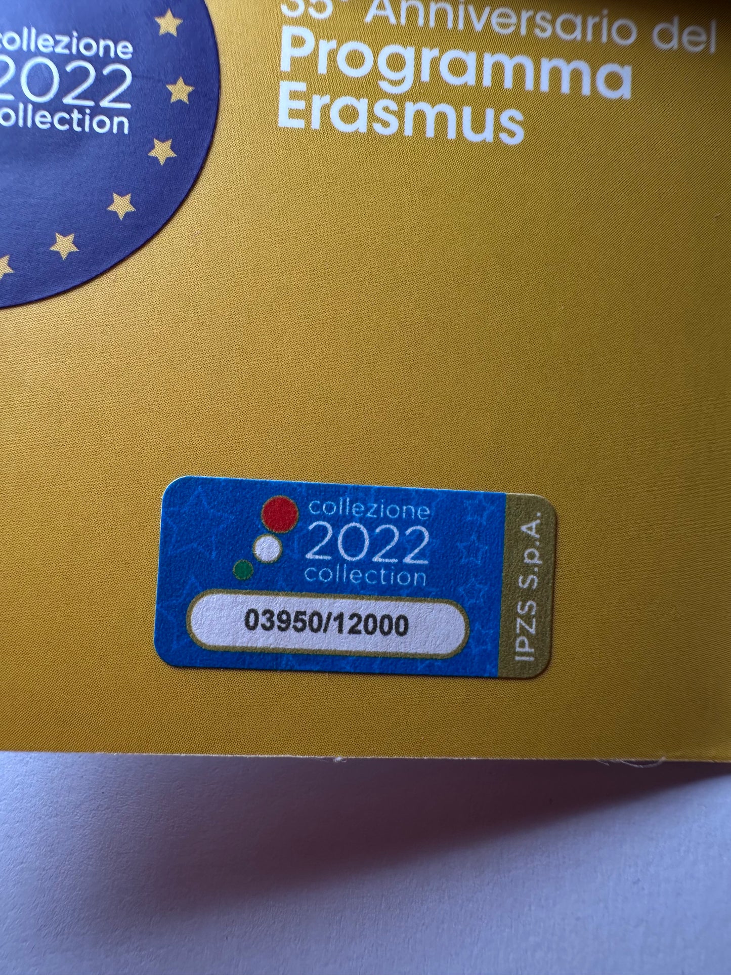 2 euros Italia 2022 Erasmus FDC