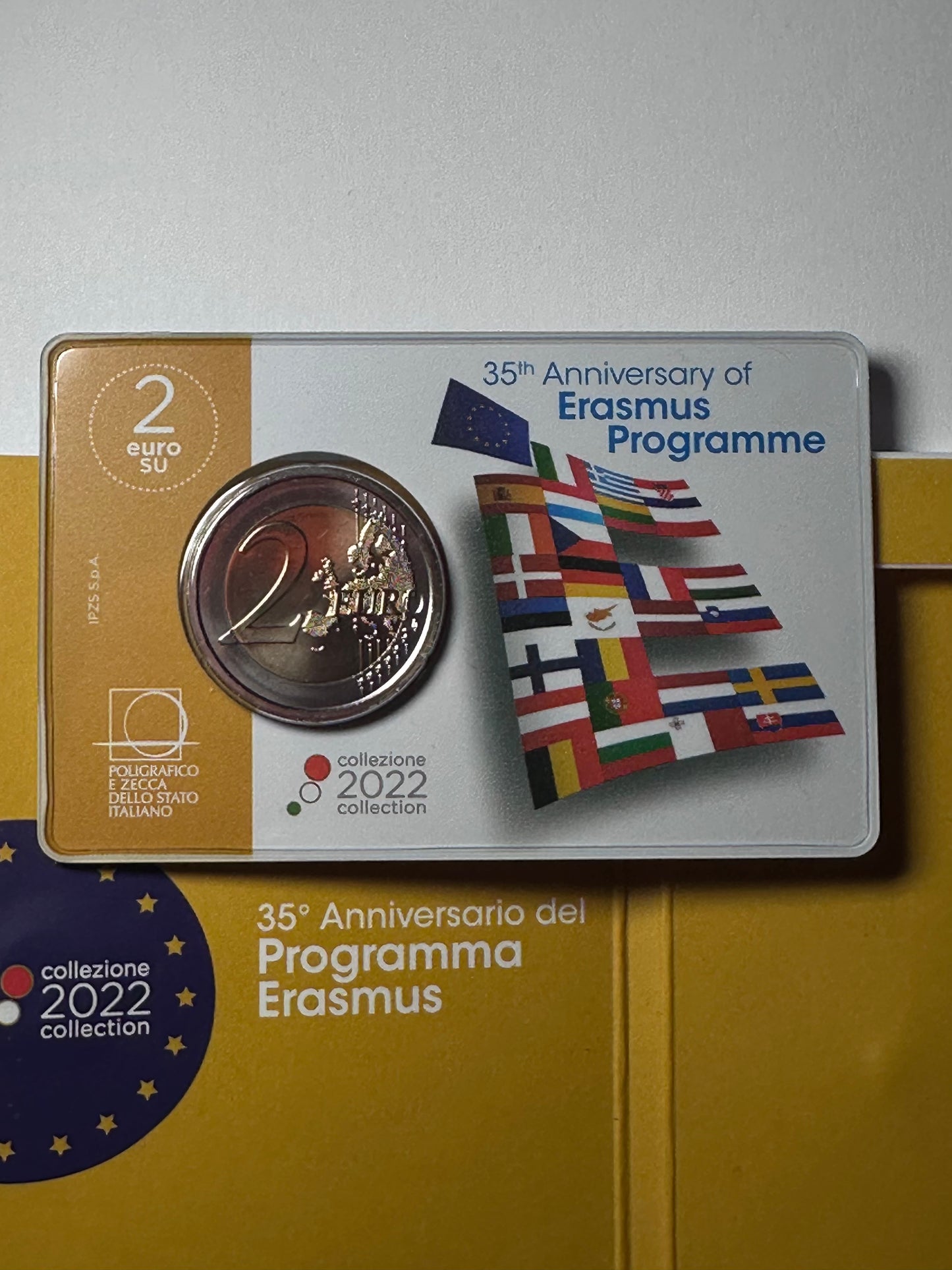 2 euros Italia 2022 Erasmus FDC