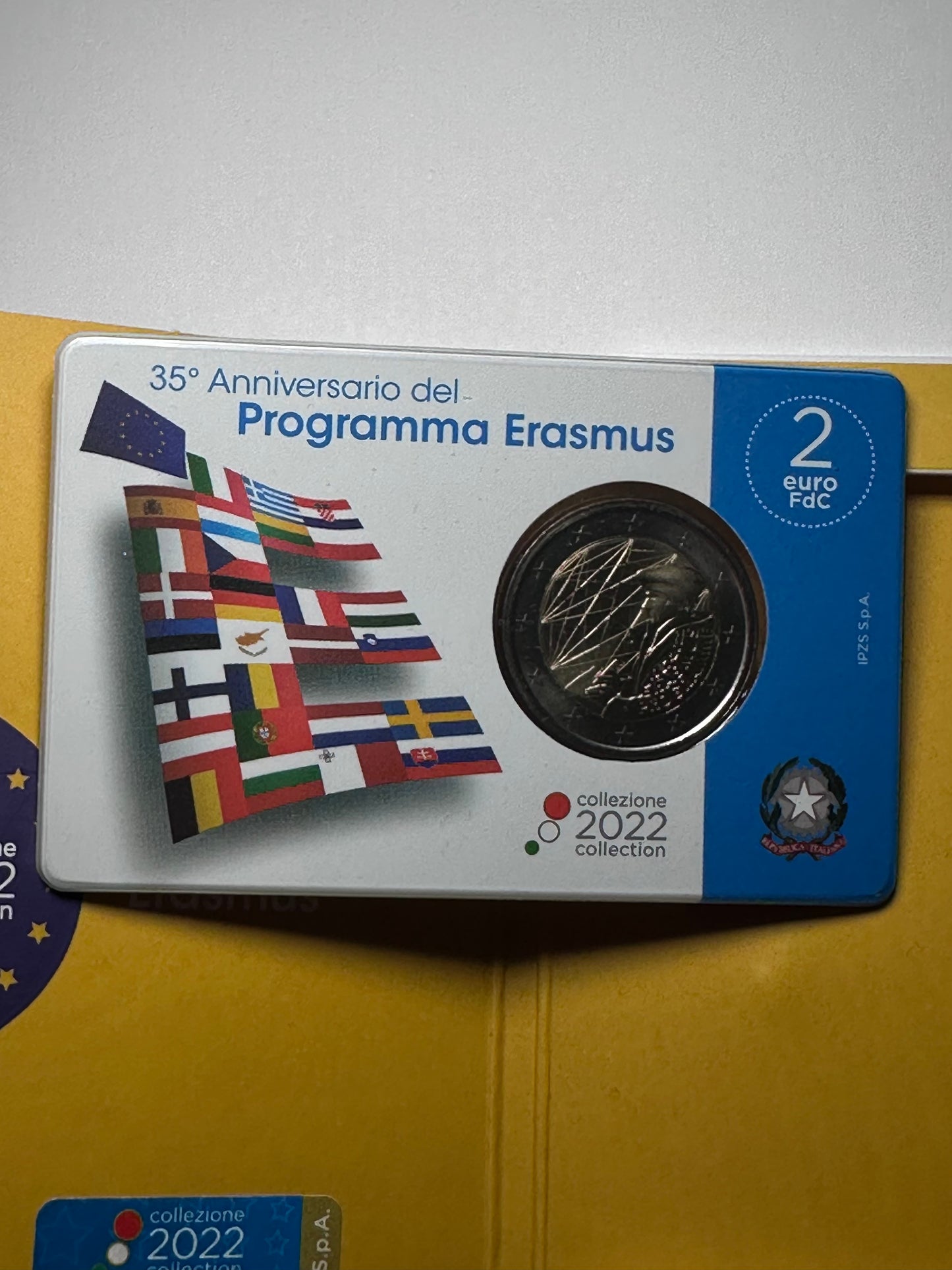 2 euros Italia 2022 Erasmus FDC