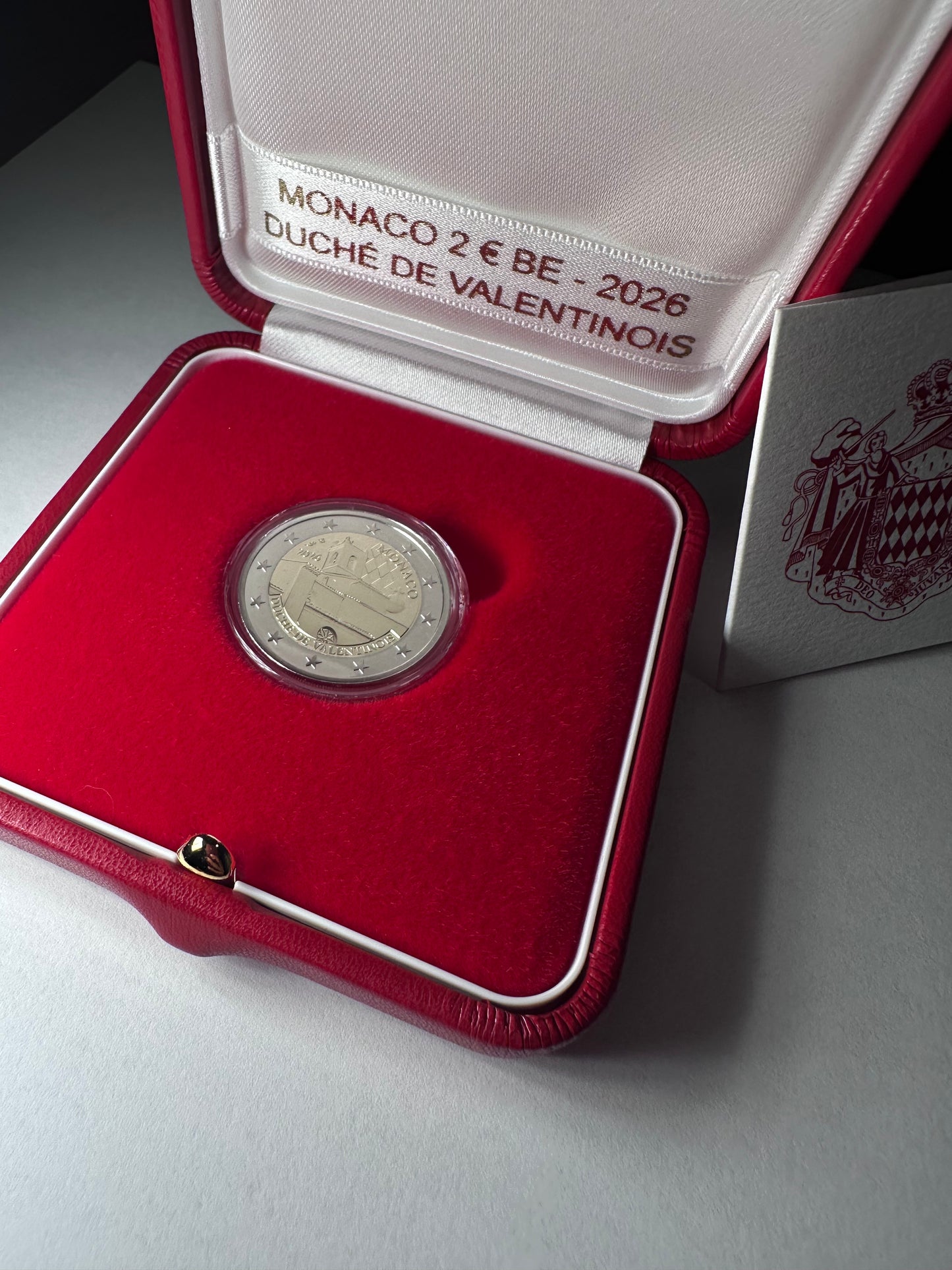 2 euros Monaco 2026 "Duche de Valentinois"