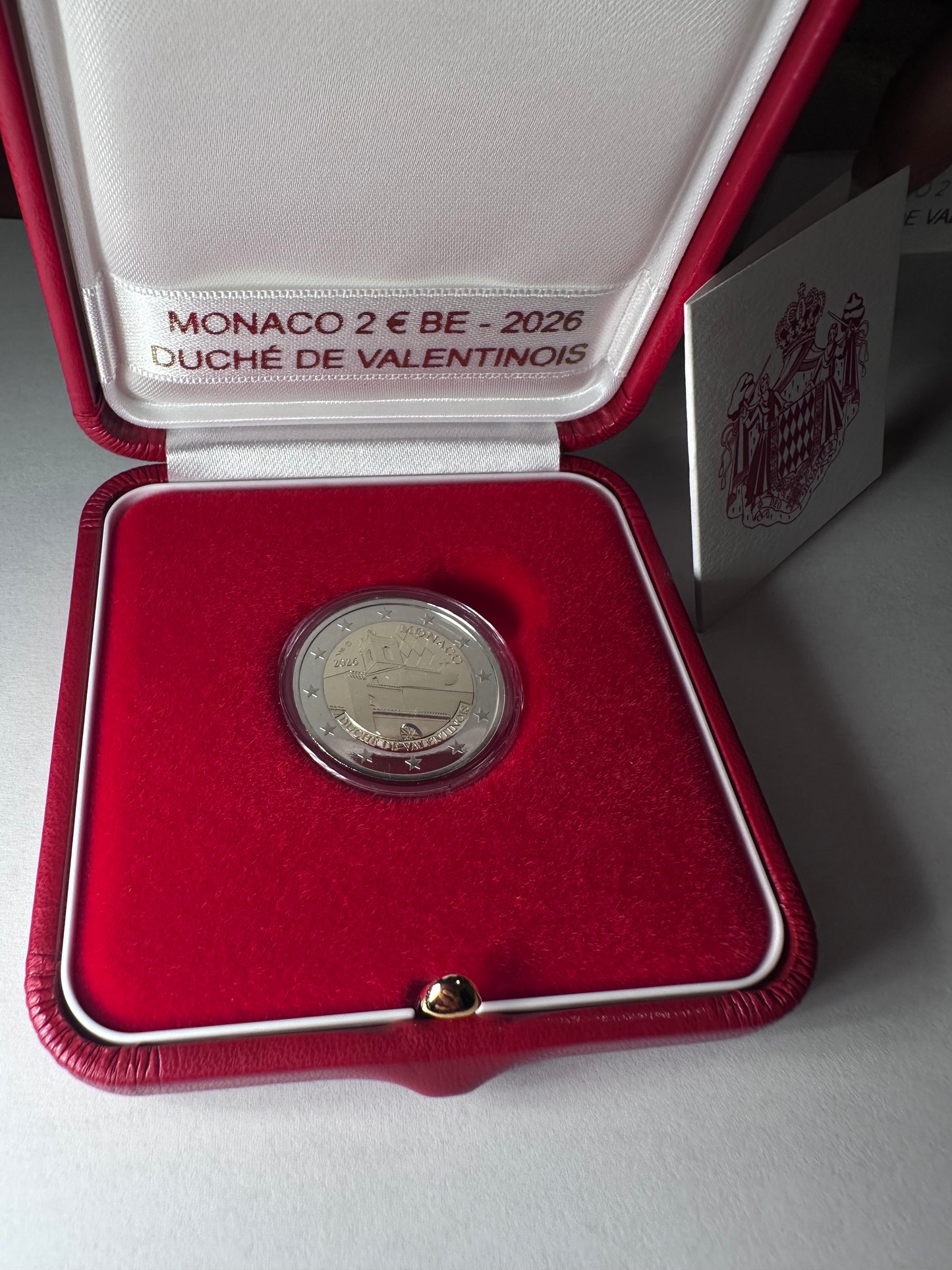 2 euros Monaco 2026 "Duche de Valentinois"