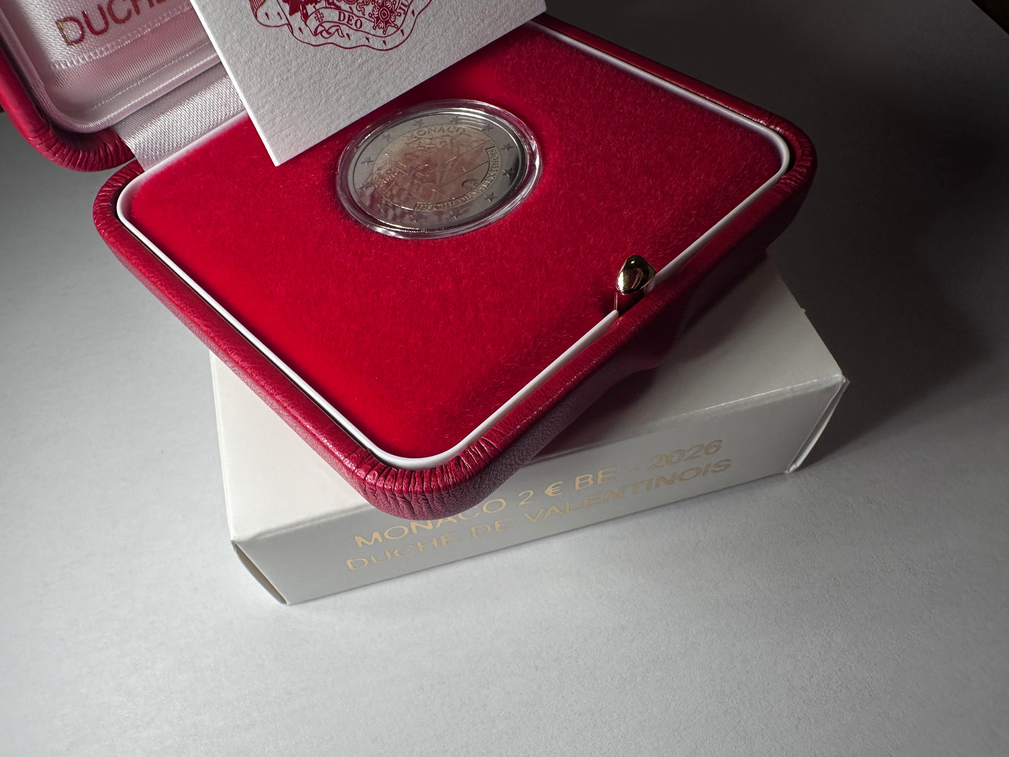 2 euros Monaco 2026 "Duche de Valentinois"