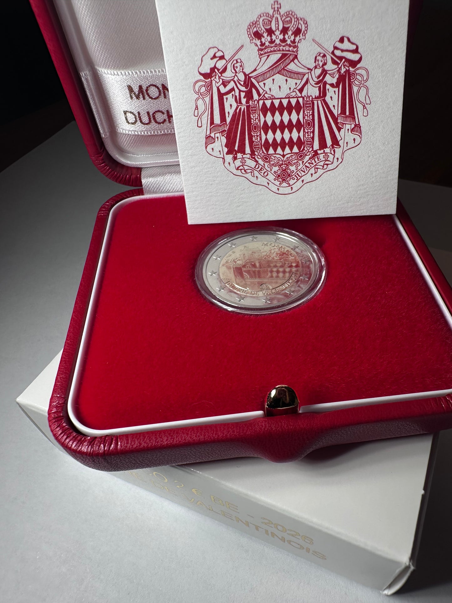 2 euros Monaco 2026 "Duche de Valentinois"