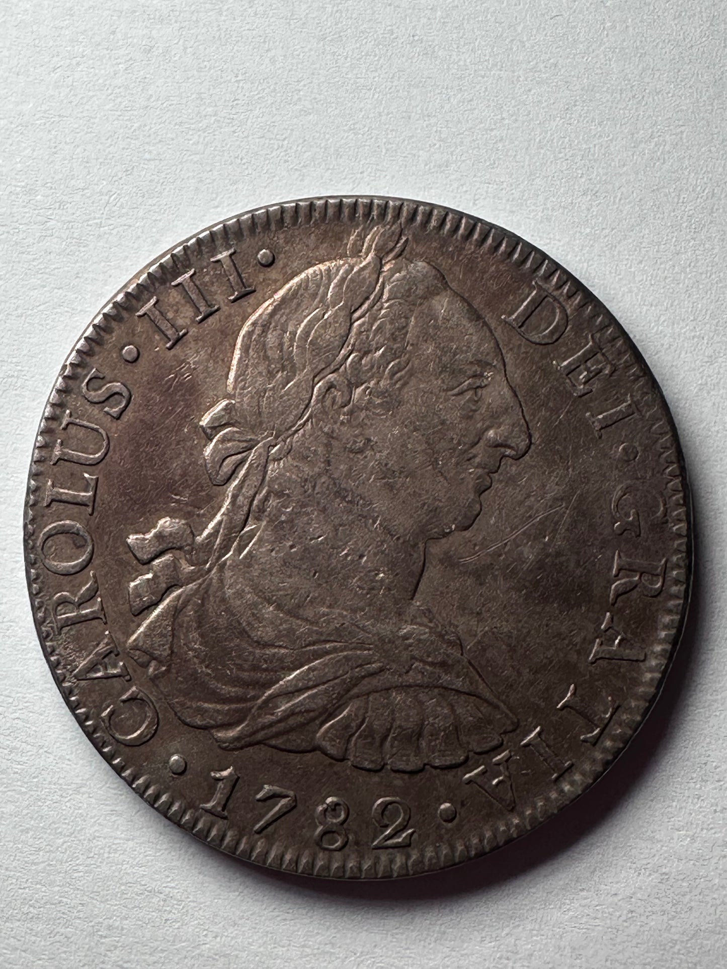 8 Reales Carlos III 1782 Mexico