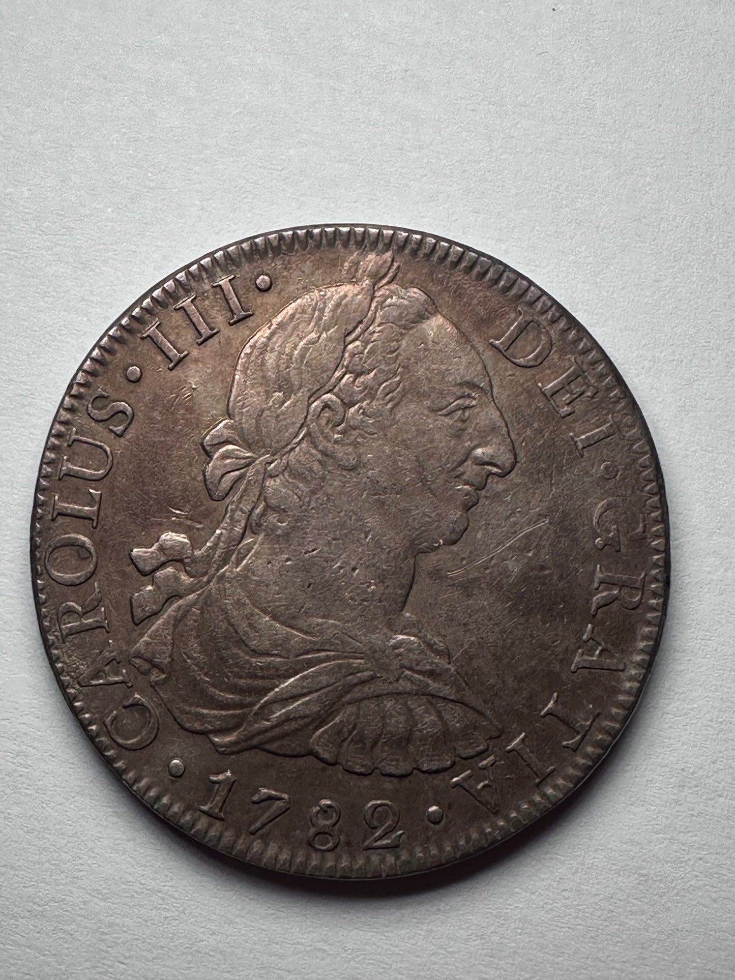 8 Reales Carlos III 1782 Mexico