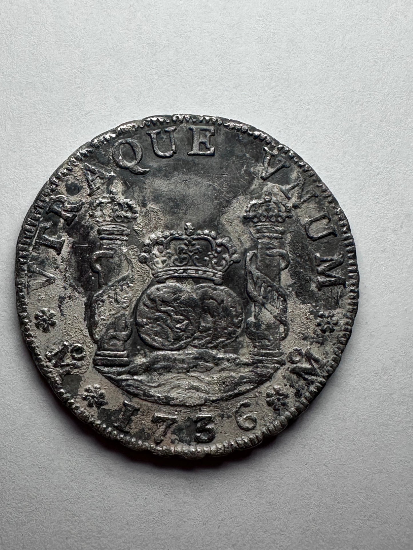 4 reales Felipe V 1736 Mexico
