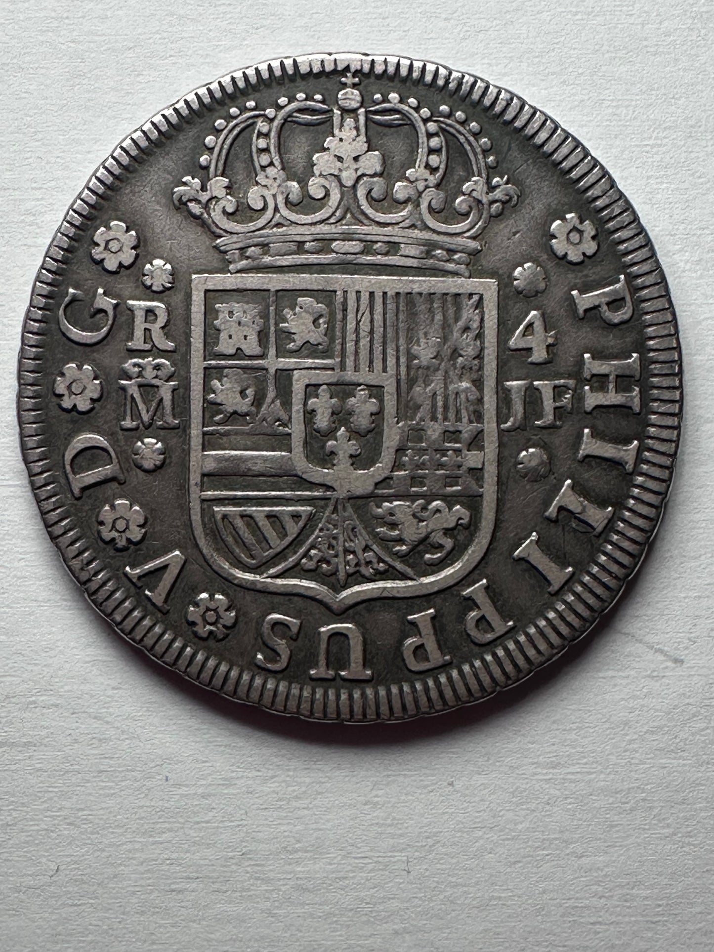 4 reales Felipe V  1734 Madrid