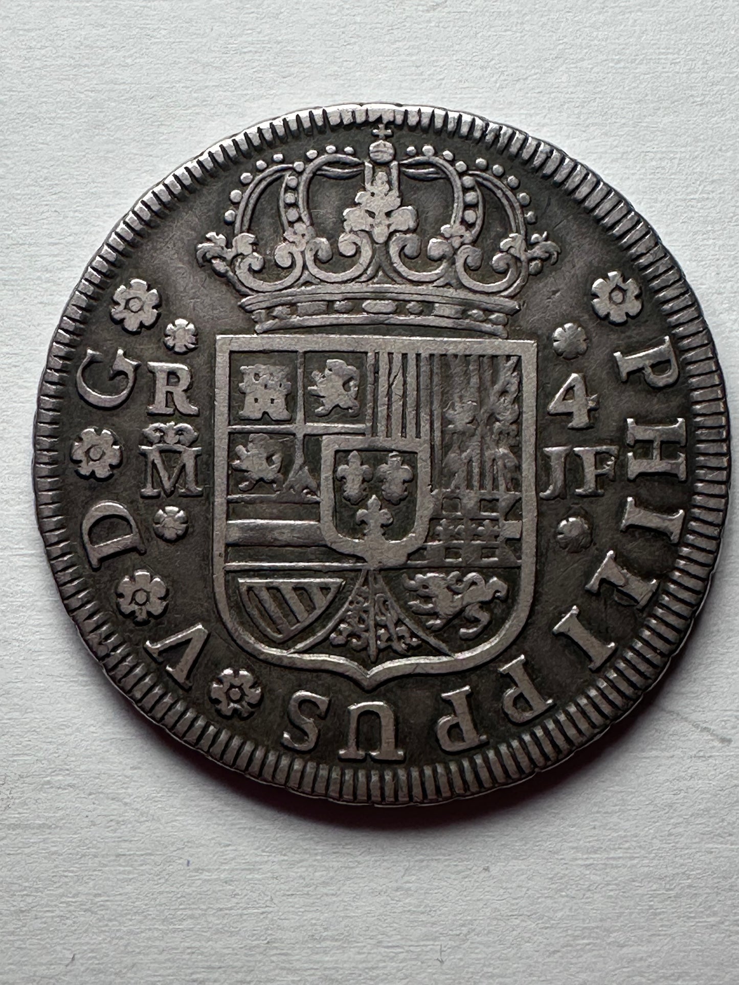 4 reales Felipe V  1734 Madrid