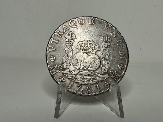 8 Reales Carlos III 1761 Mexico