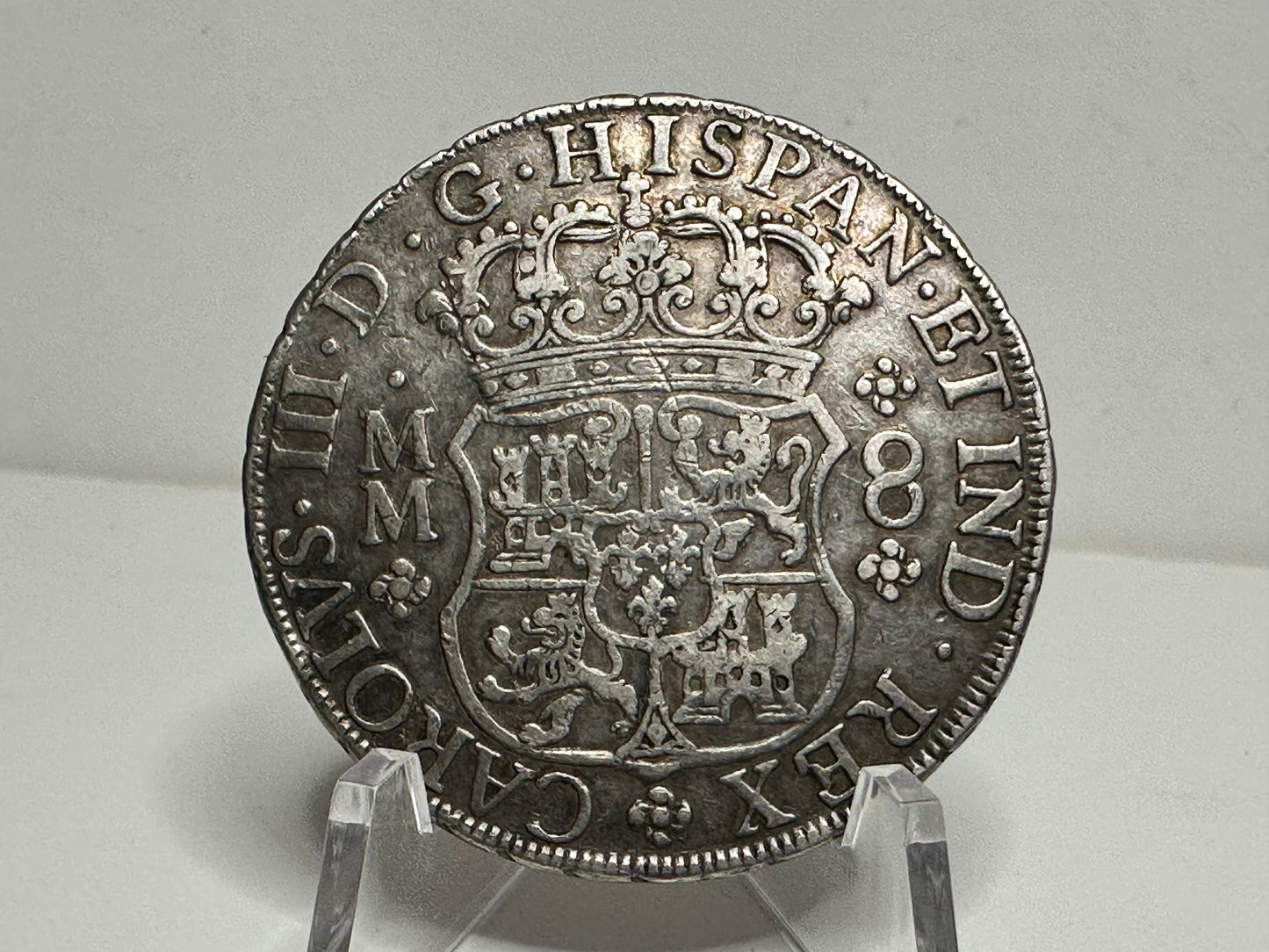 8 Reales Carlos III 1761 Mexico