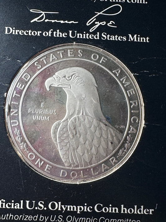 1 Dollar 1983 juegos olímpicos Proof