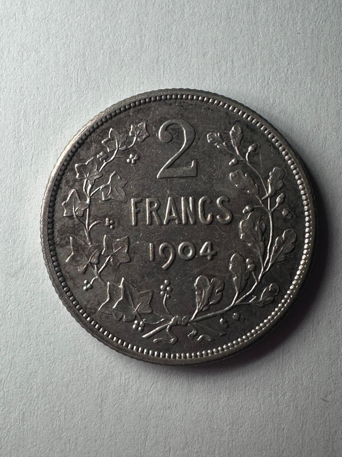 2 francs 1904 Belgique