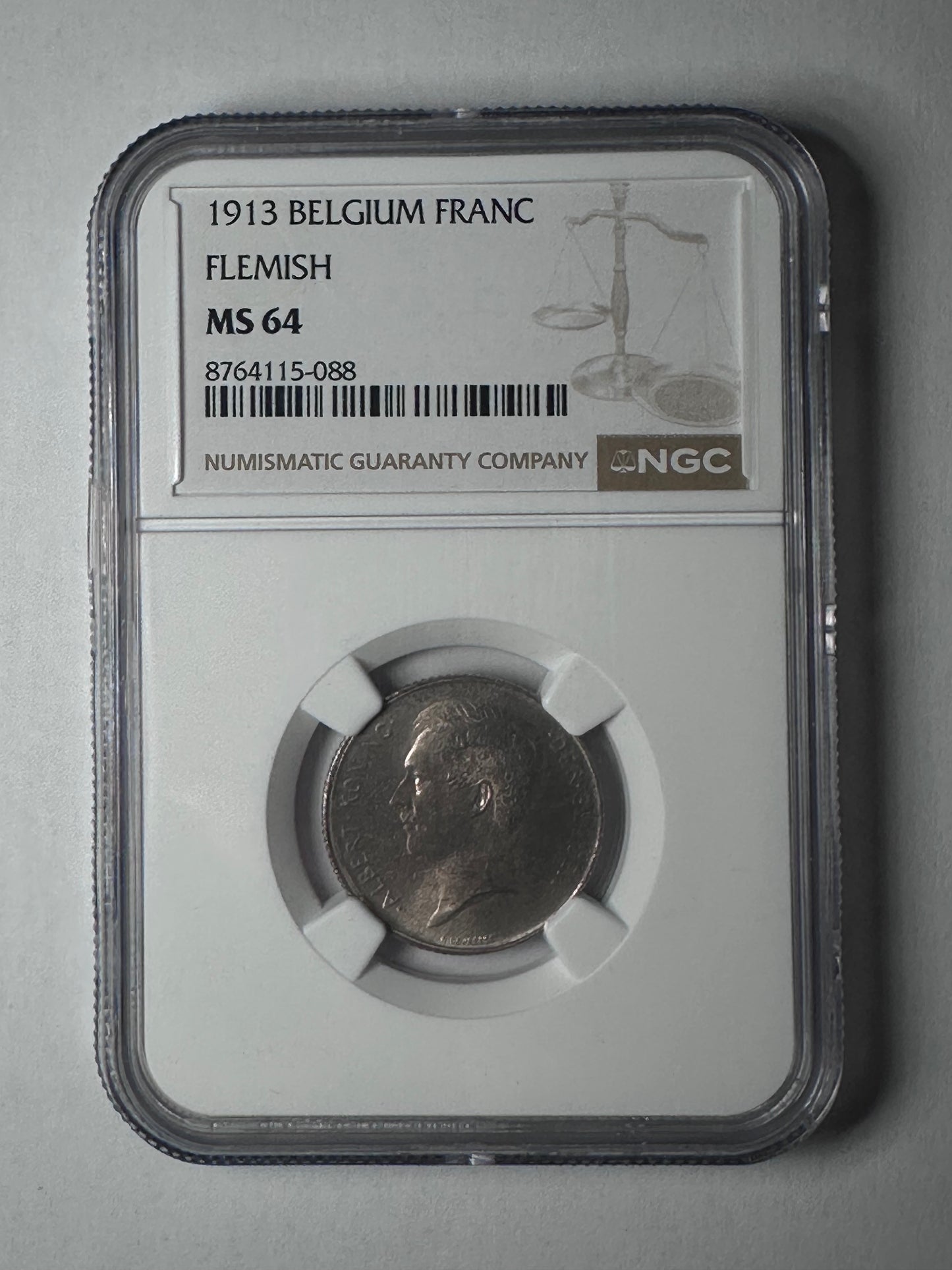 1 Franc 1913 Belgique