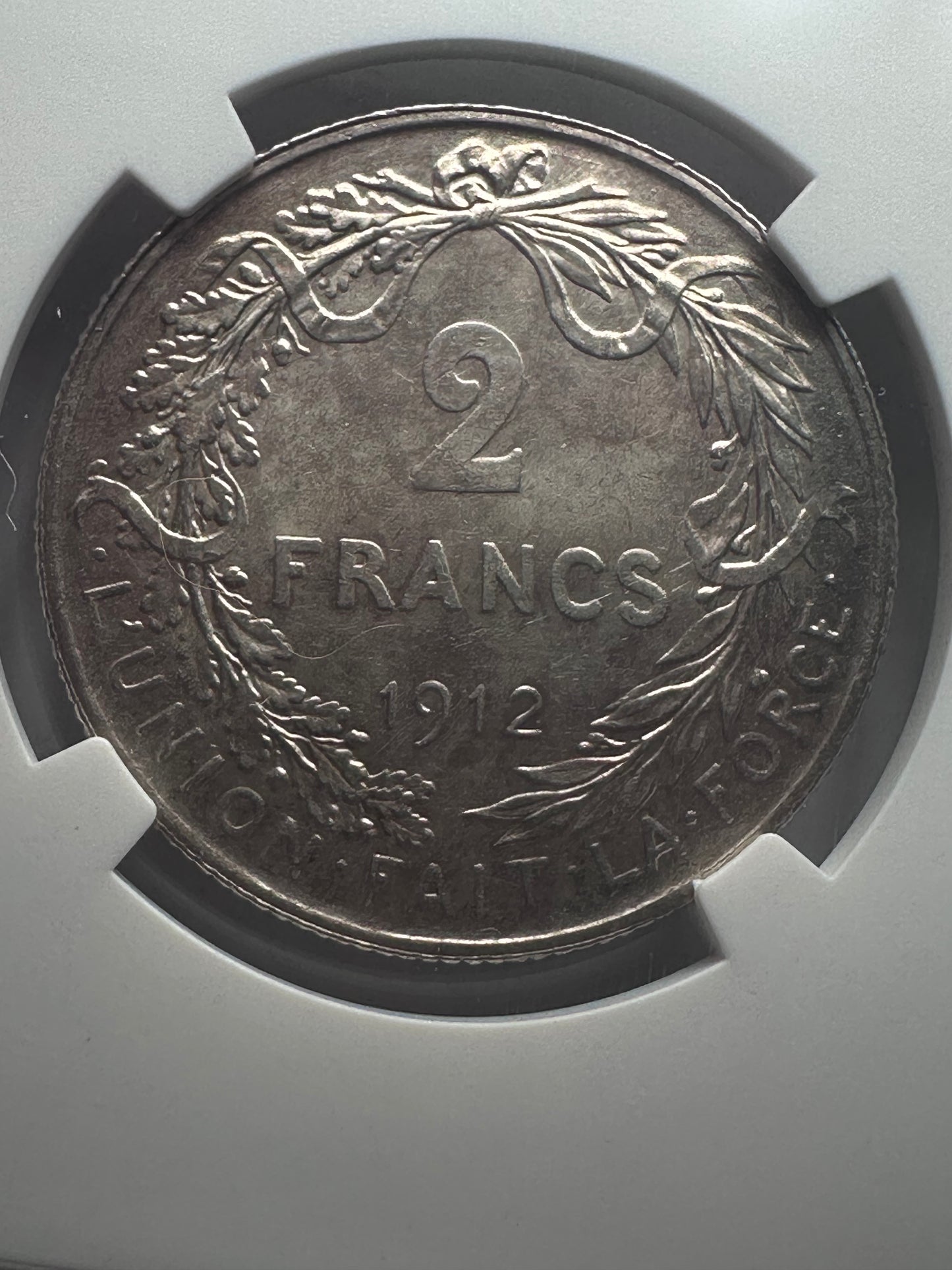2 francs 1912 Belgique