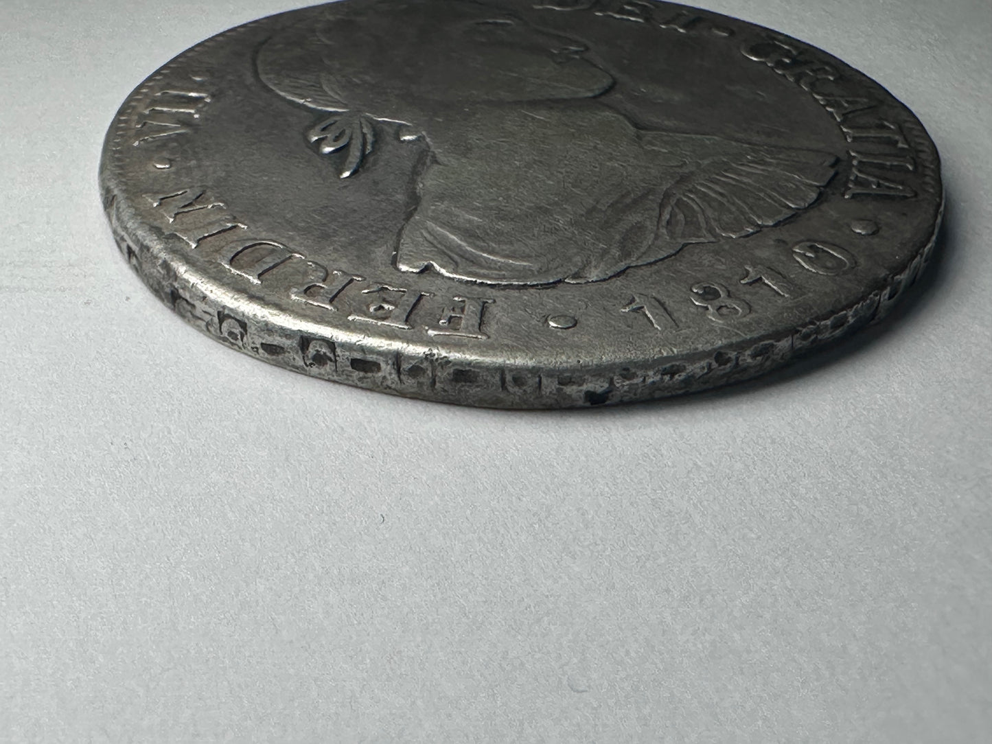 8 reales Fernando VII 1810 Lima "busto Indígena"