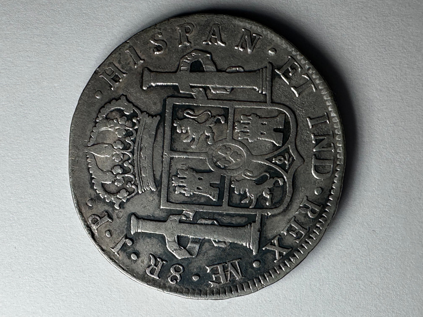 8 reales Fernando VII 1810 Lima "busto Indígena"
