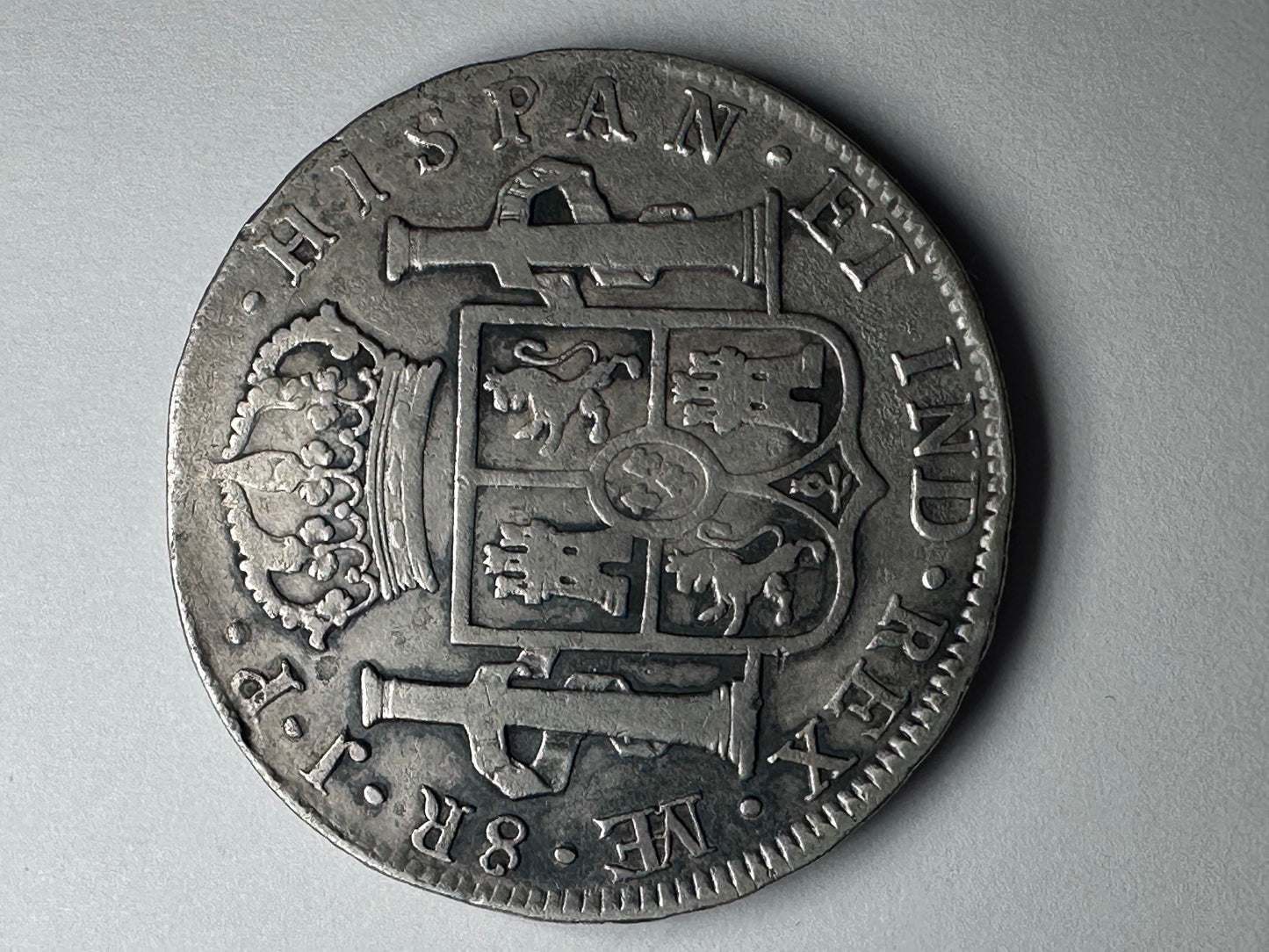 8 reales Fernando VII 1810 Lima "busto Indígena"