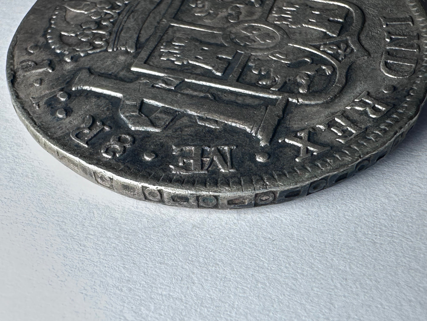 8 reales Fernando VII 1810 Lima "busto Indígena"