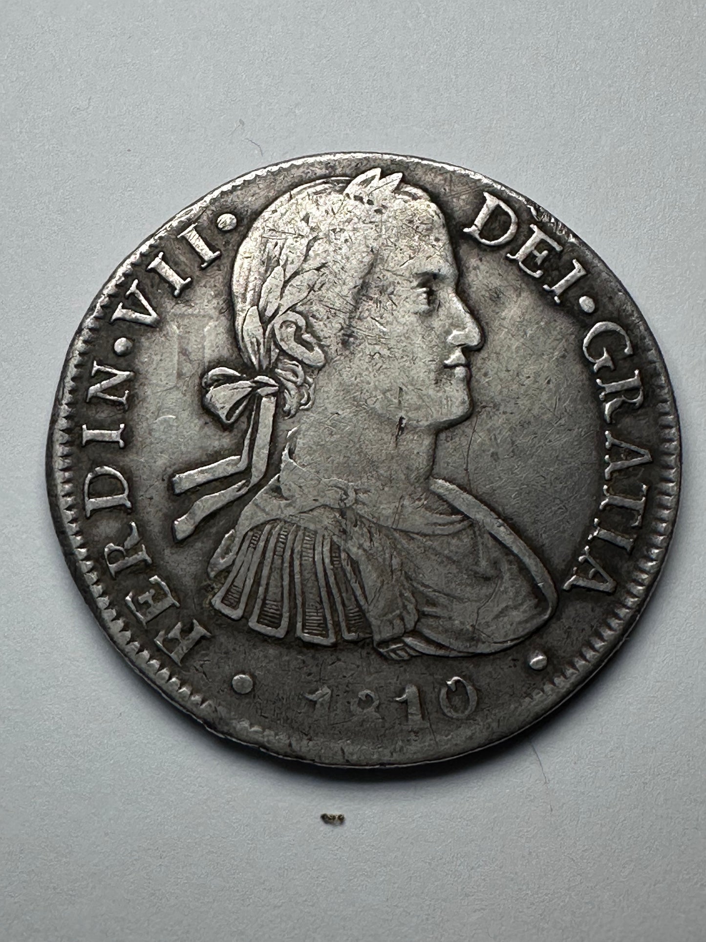 8 reales Fernando VII 1810 México "Busto imaginario"