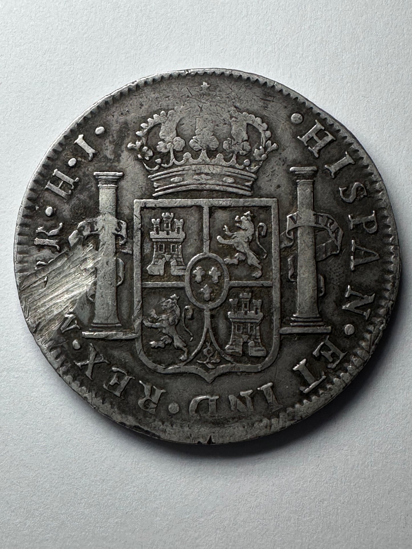 8 reales Fernando VII 1810 México "Busto imaginario"