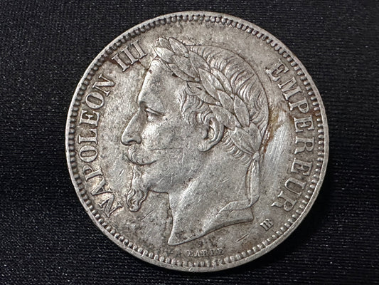 5 francos Napoleón III  1868 BB