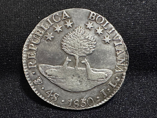 4 Soles 1830 Potosí ( Bolivia)