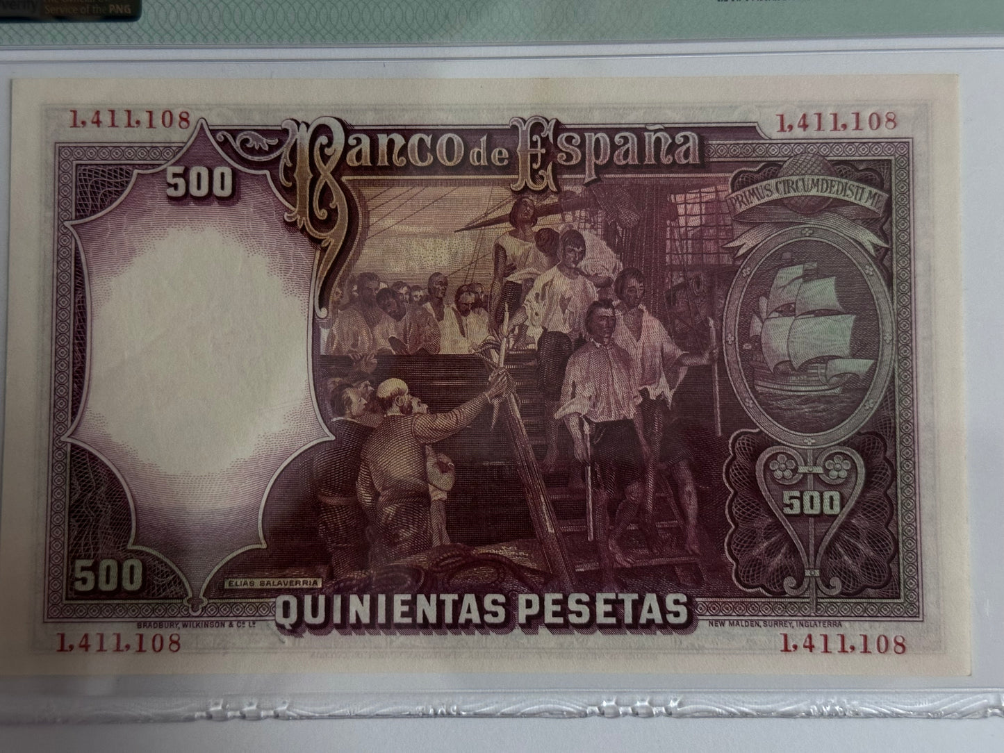 500 pesetas 1931
