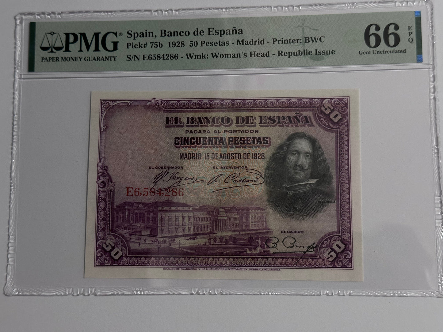 50 pesetas 1928