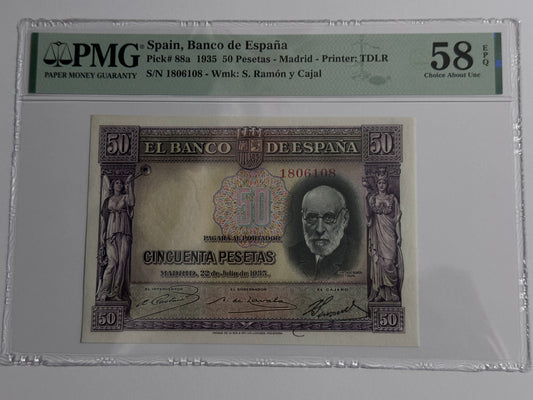 50 Pesetas 1935