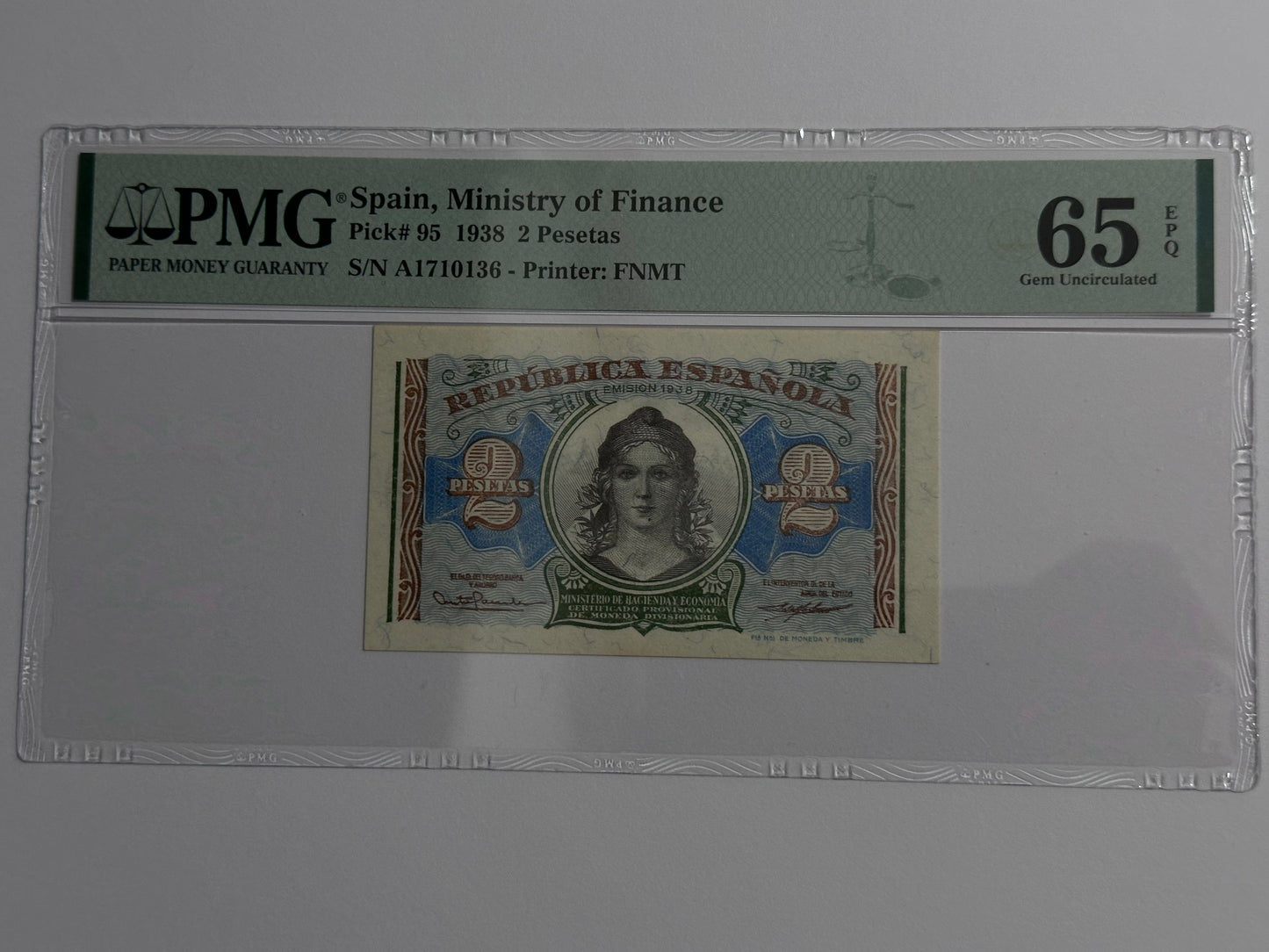2 Pesetas 1938
