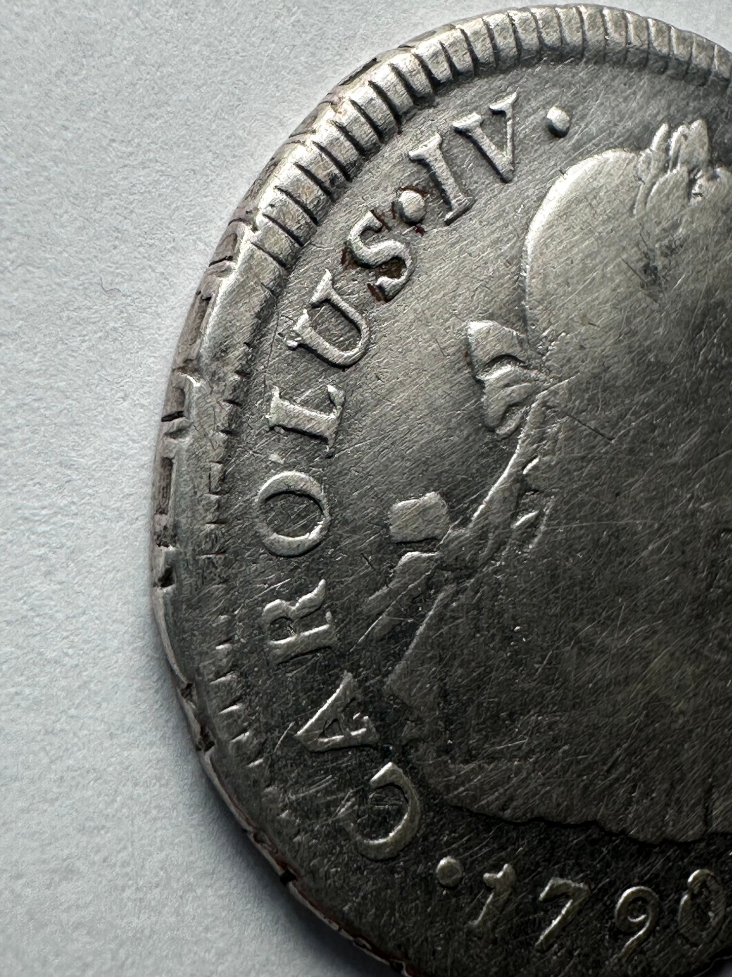 2 reales Carlos IV 1790 Lima