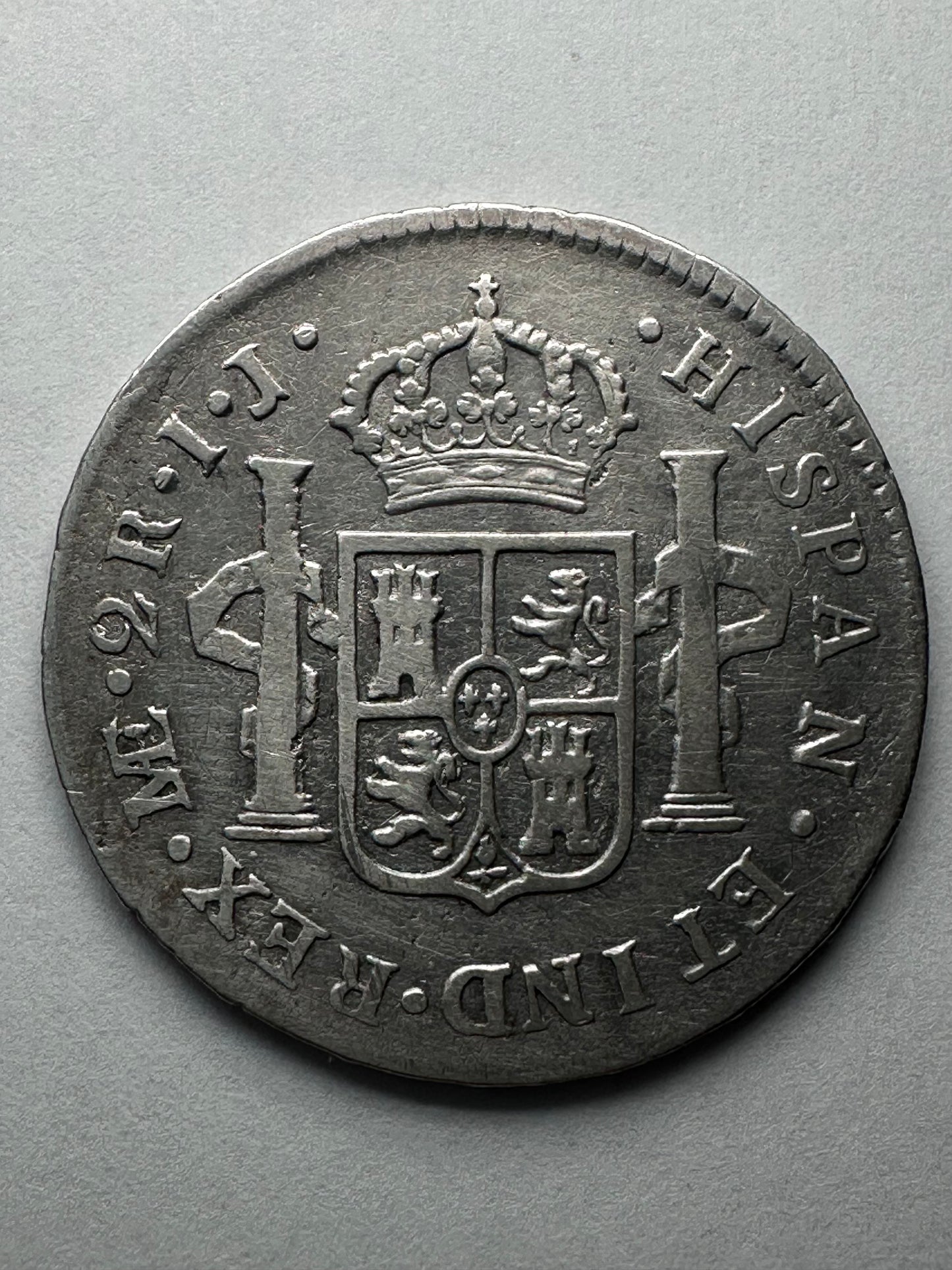 2 reales Carlos IV 1790 Lima