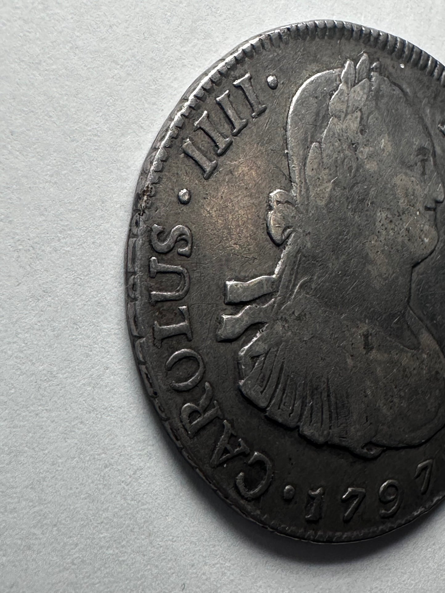4 reales Carlos IV 1797 Guatemala