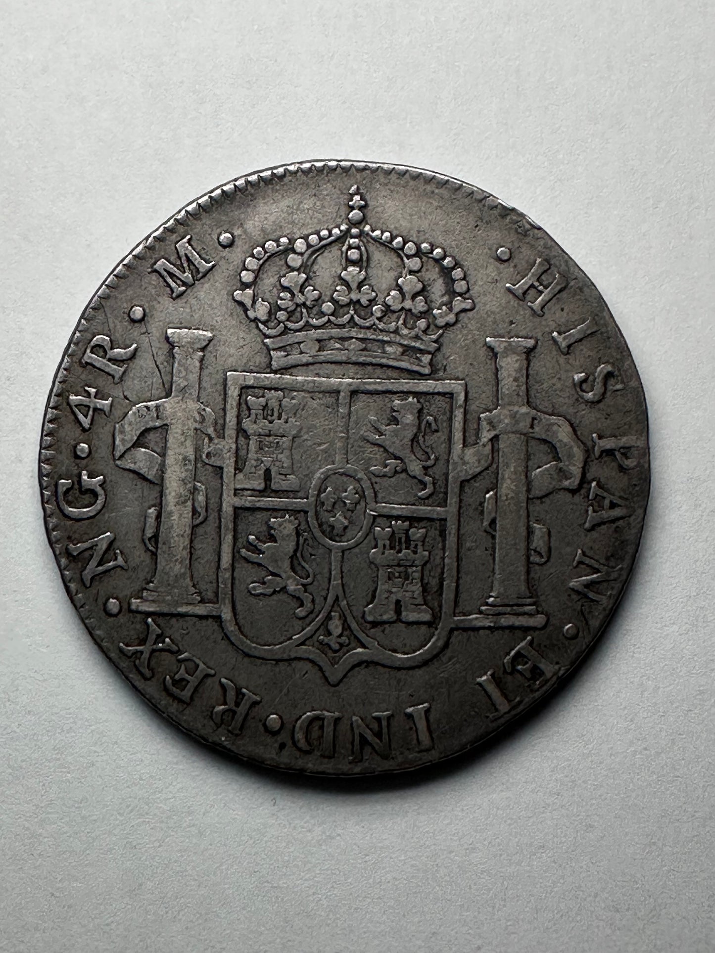 4 reales Carlos IV 1797 Guatemala