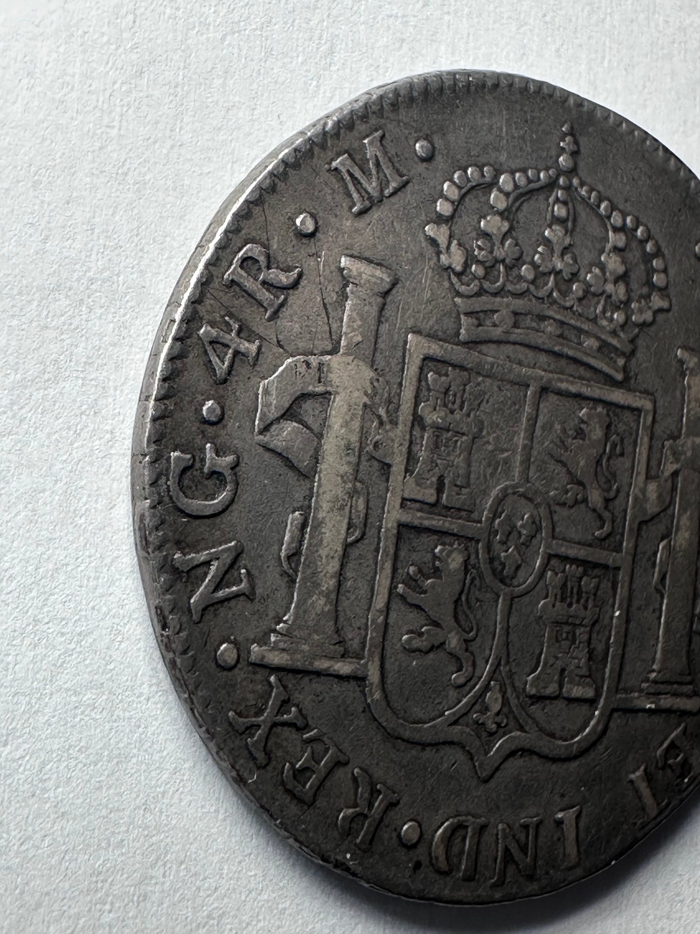 4 reales Carlos IV 1797 Guatemala