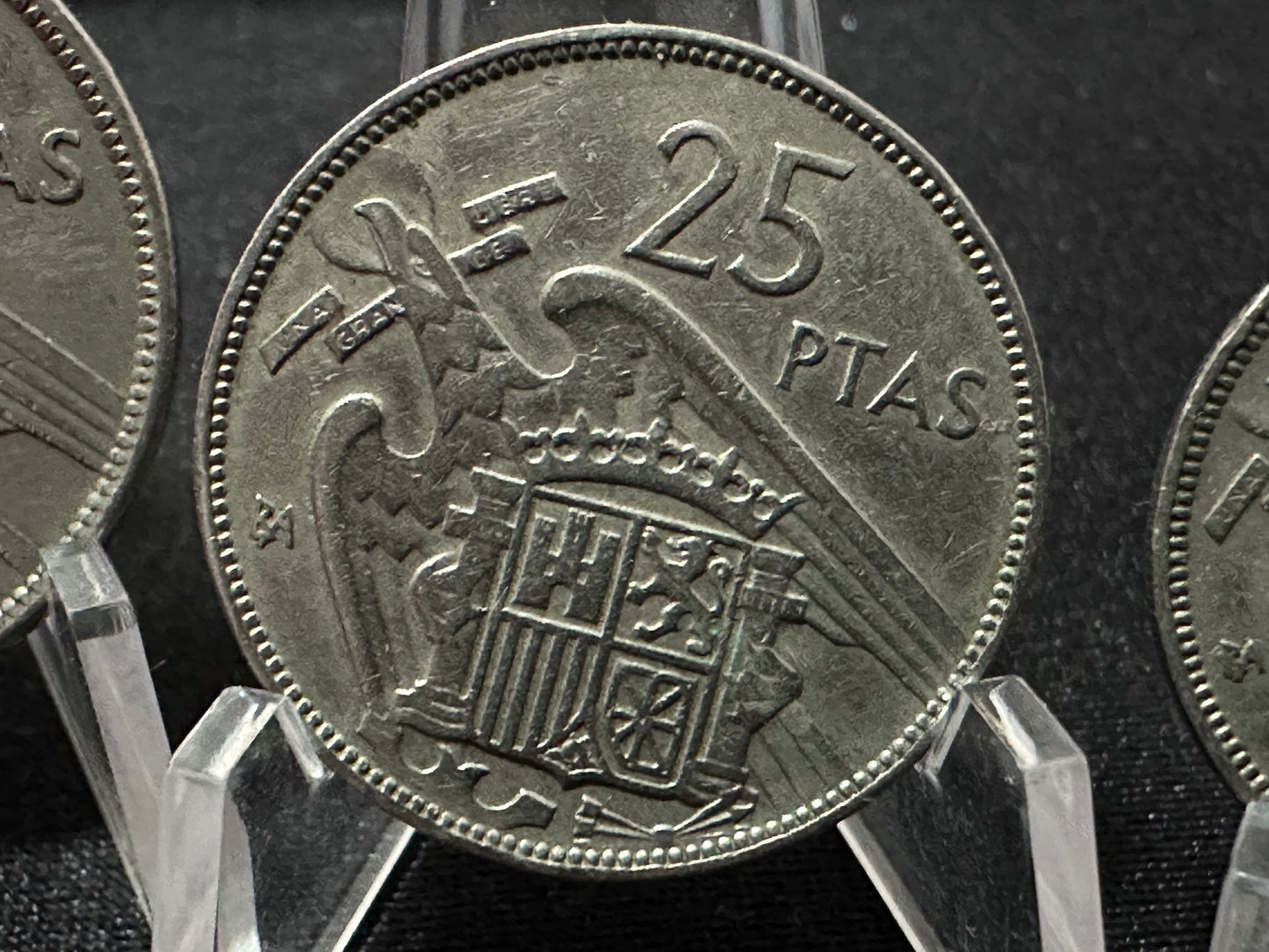 5, 25 y 50 pesetas Franco 1957 B.A