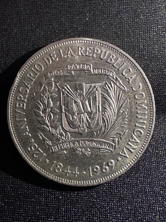 1 peso República Dominicana 1969